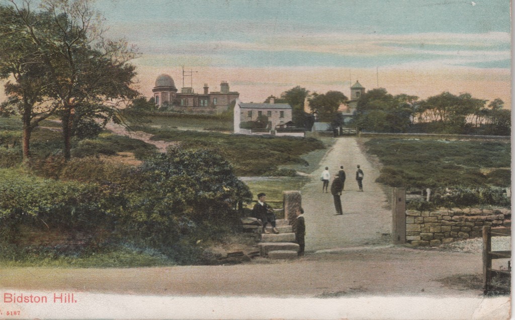 The Observatory, Lighthouse and Braehead Cottage from Boundary Road, postmarked 1909.
