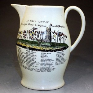Bidston Signals on ceramic jug