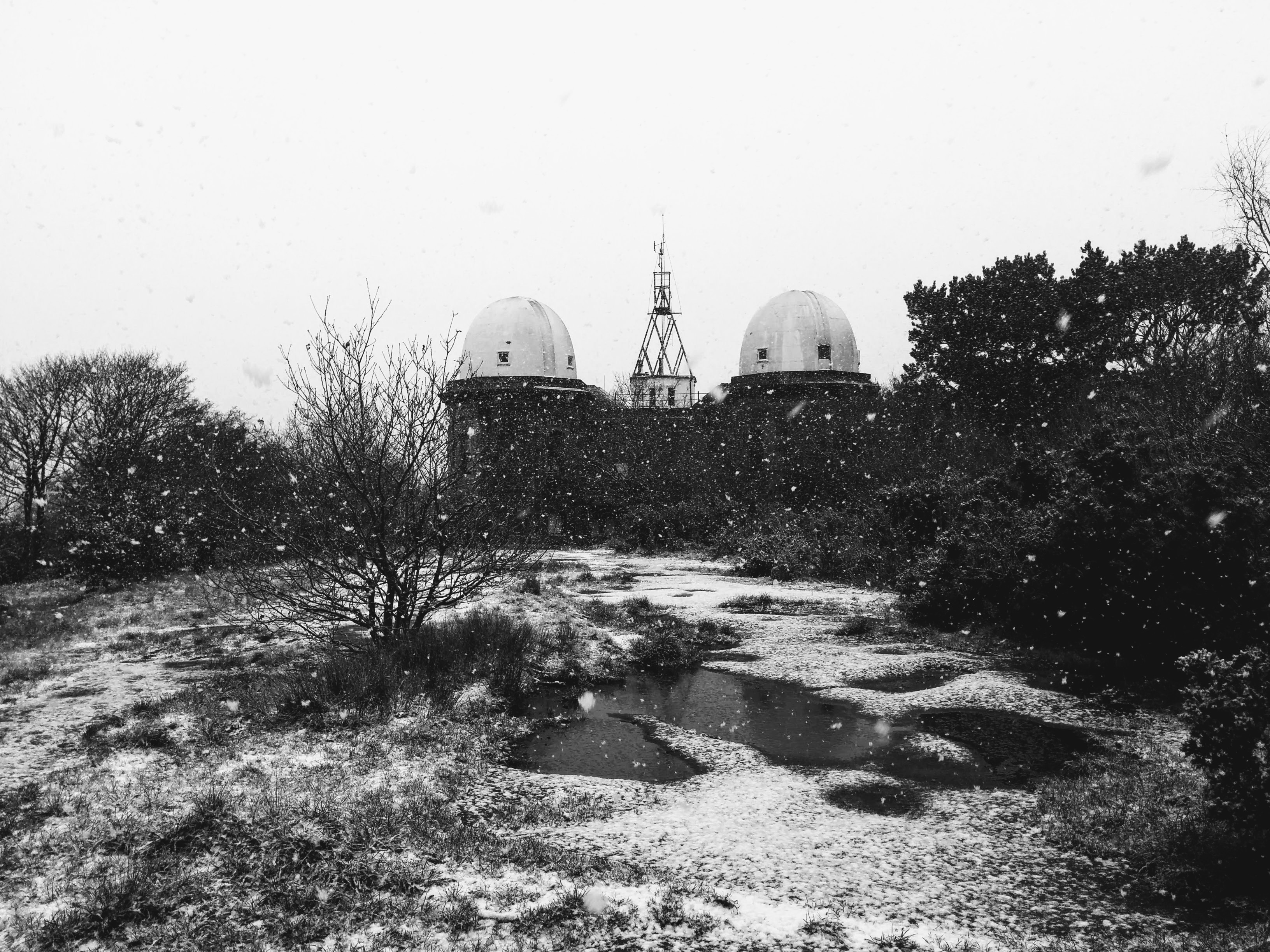 Snow at Bidston Observatory, 18th January 2019.