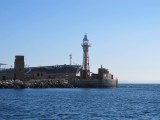 Princimar Truth passes the Portland Breakwater Light