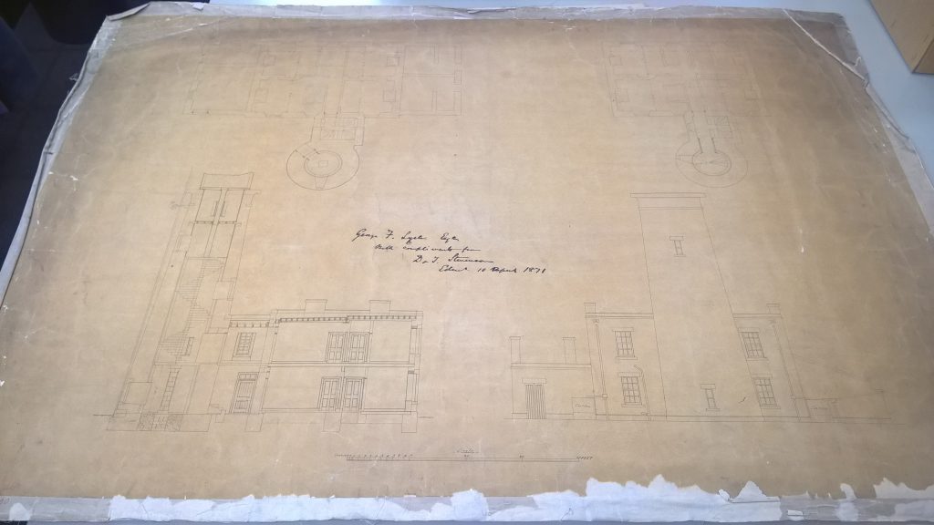 Drawing of unidentified Scottish Lighthouse
