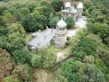 Bidston Lighthouse and Observatory from above. Photo by Geoff Shannon, 20 Aug 2018.