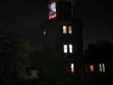 Bidston Lighthouse re-lit. Photo by Charlie Warren.