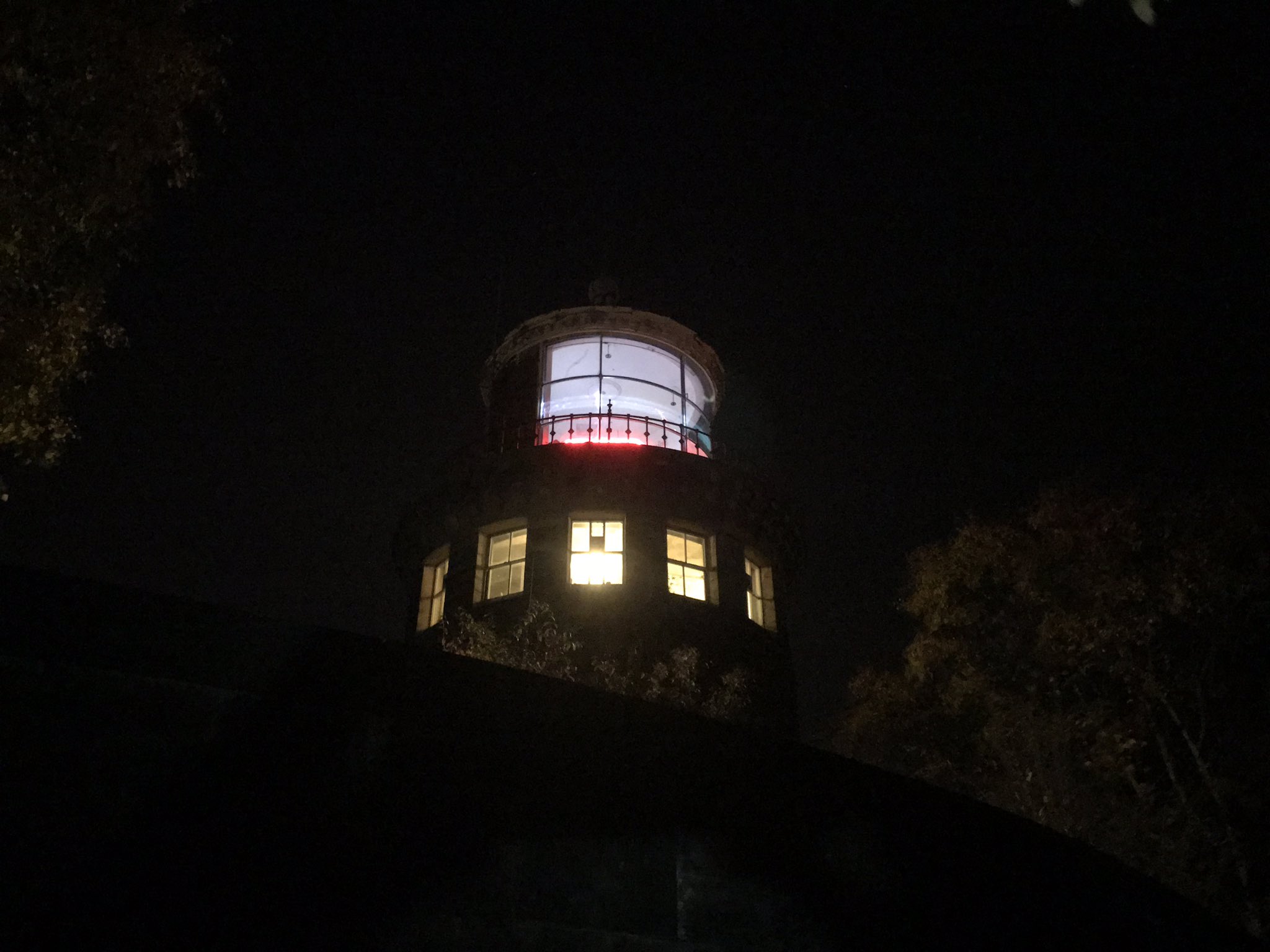Bidston Lighthouse from Bidston Hill. Photo by Jane Vickers
